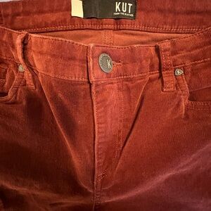 Kut from the Kloth Burgundy Corduroy Pants